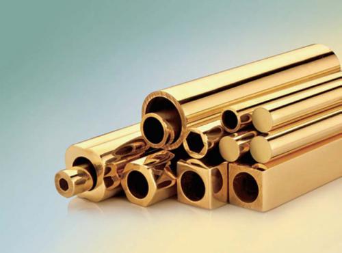 Casting and polishing brass alloys bars